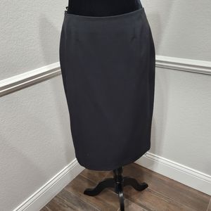 Kasper black pencil skirt
